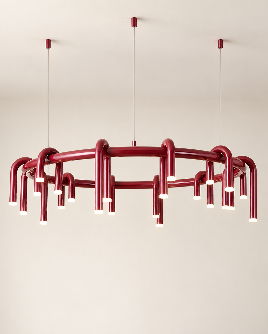 Ring Chandelier – Garnet (Large)
