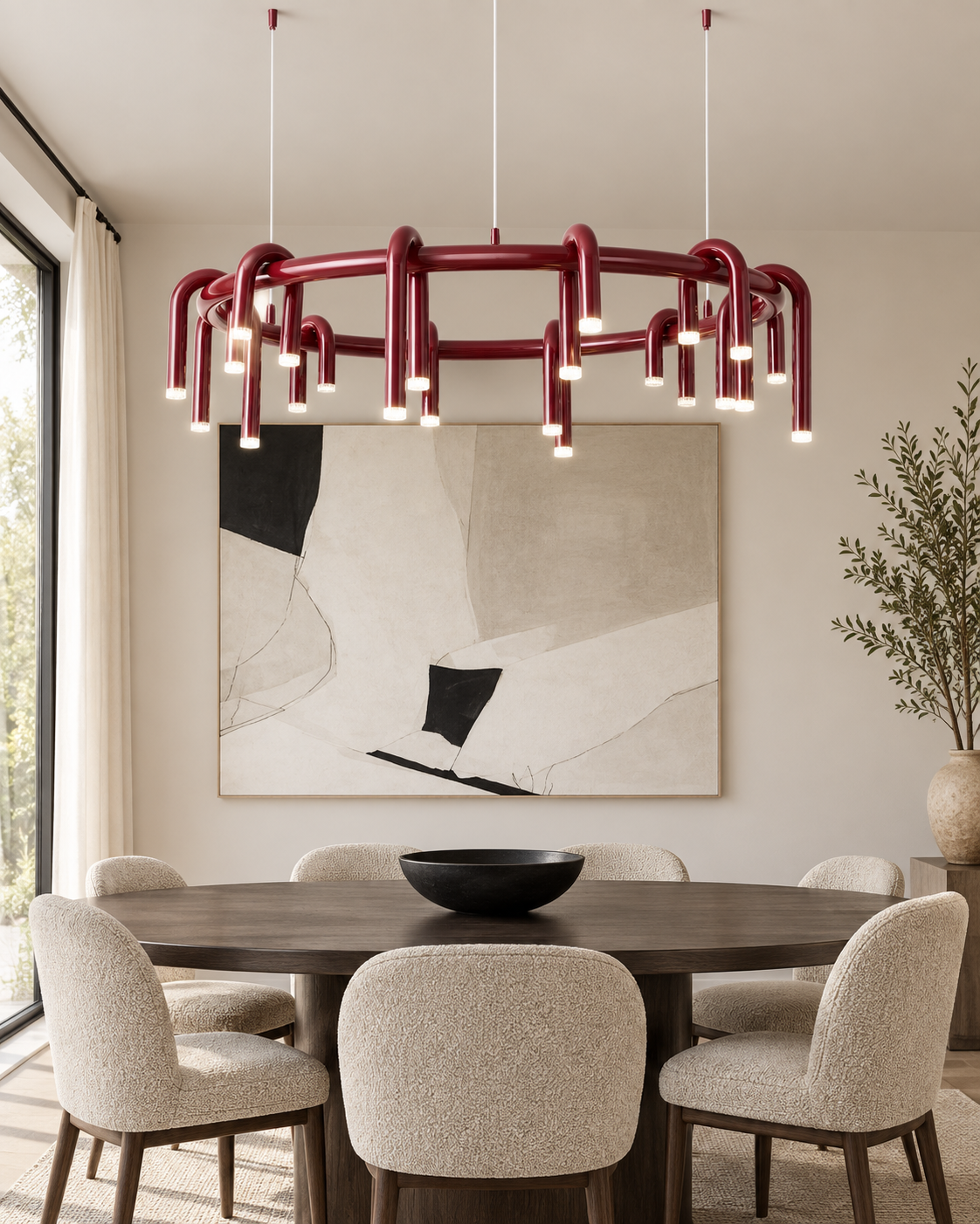 Ring Chandelier – Garnet (Large)
