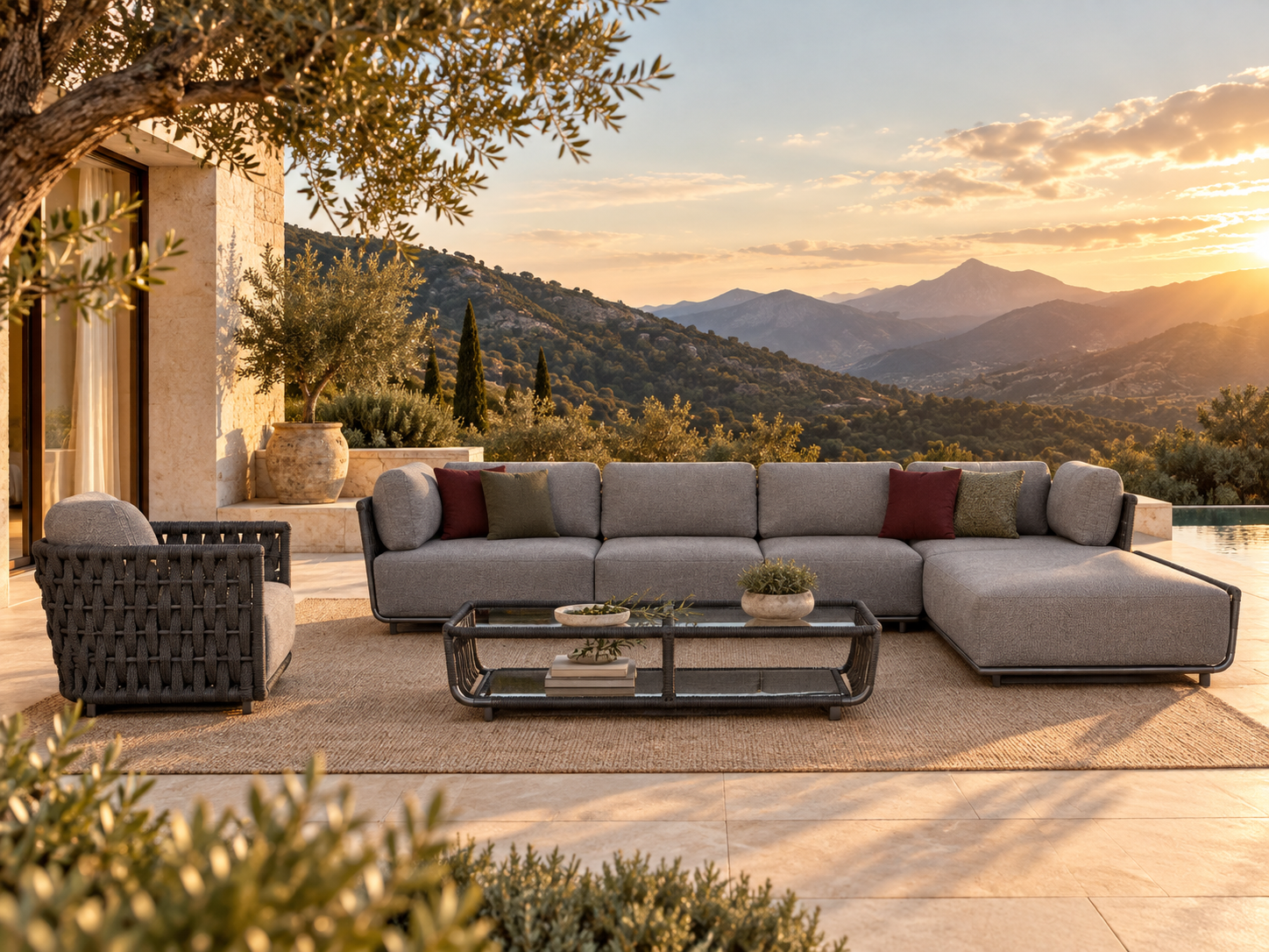 Horizon Outdoor Sofa Set
