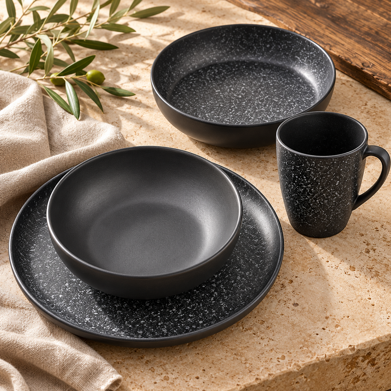 Emerald Stack Dinner Set