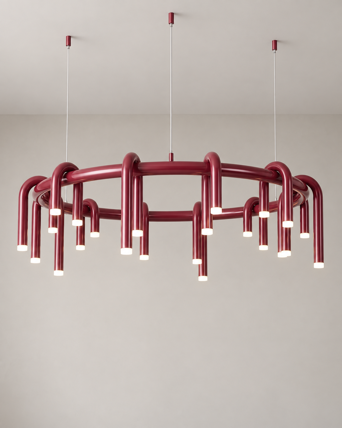 Ring Chandelier – Garnet (Large)
