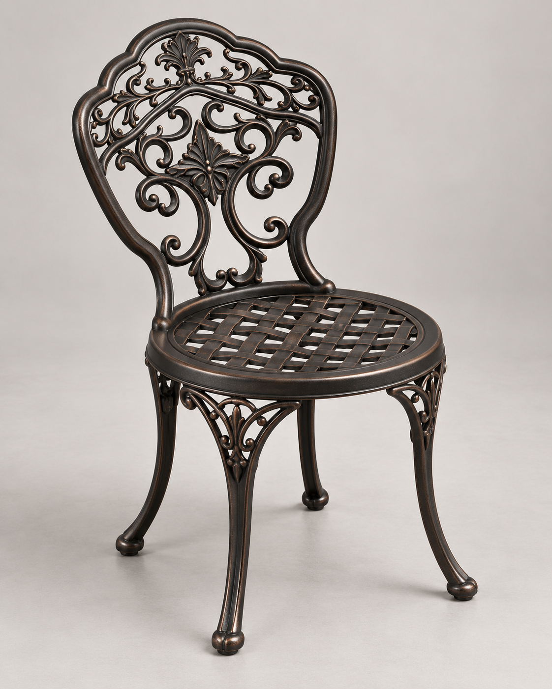 Cast Lattice Outdoor Chair