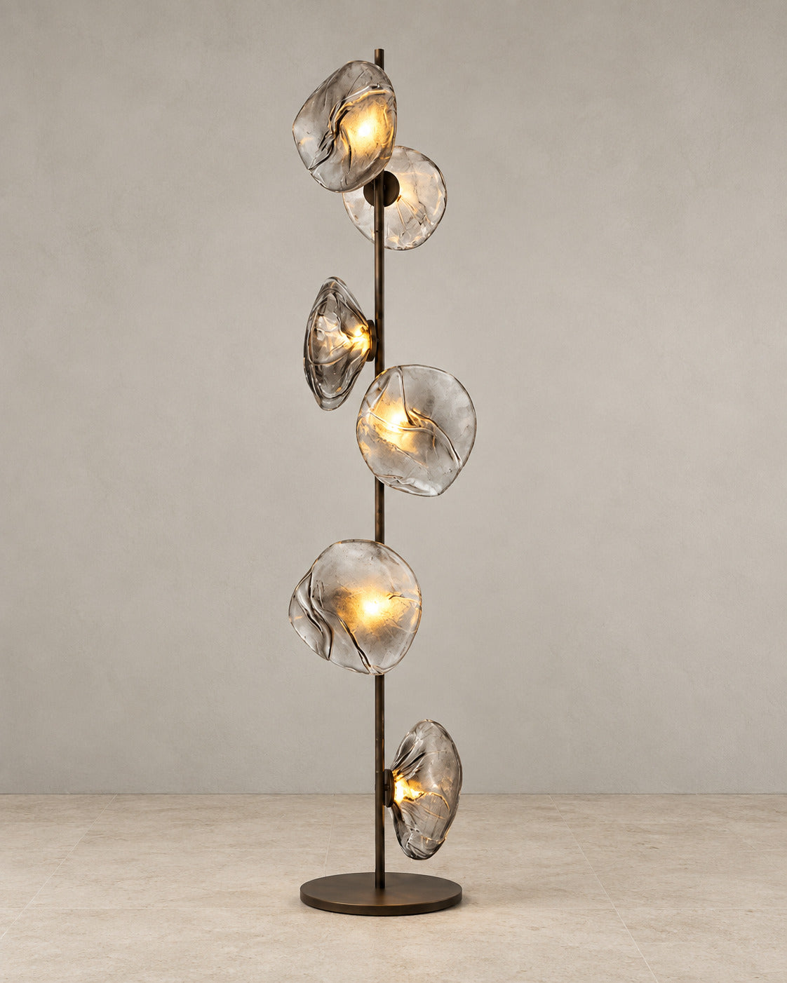 Cascade Globe Floor Lamp