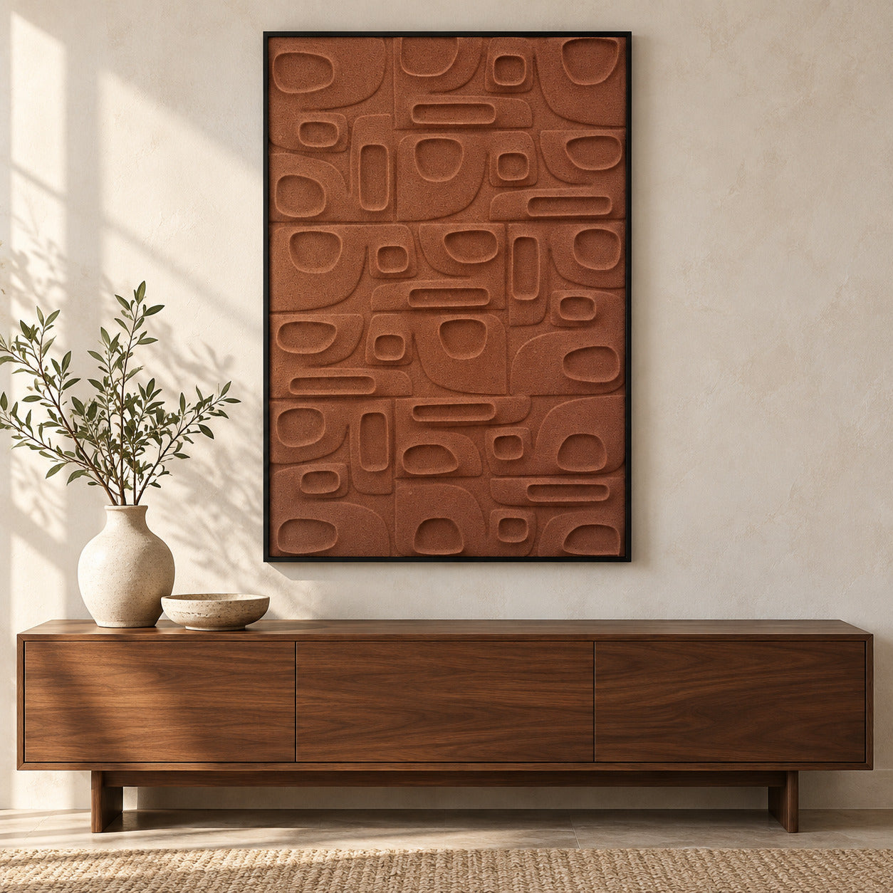 Terracotta Relief Wall Art